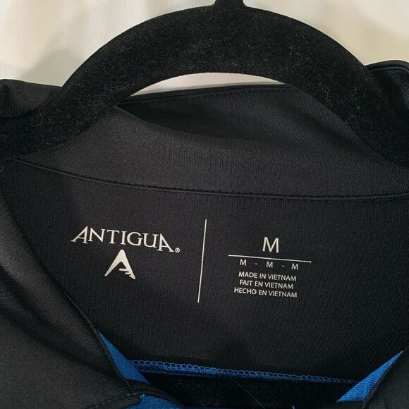 Kansas Jayhawks Sweater Mens Medium Blue 1/2 Zip Long Sleeve Pullover Turtleneck - Picture 3 of 7